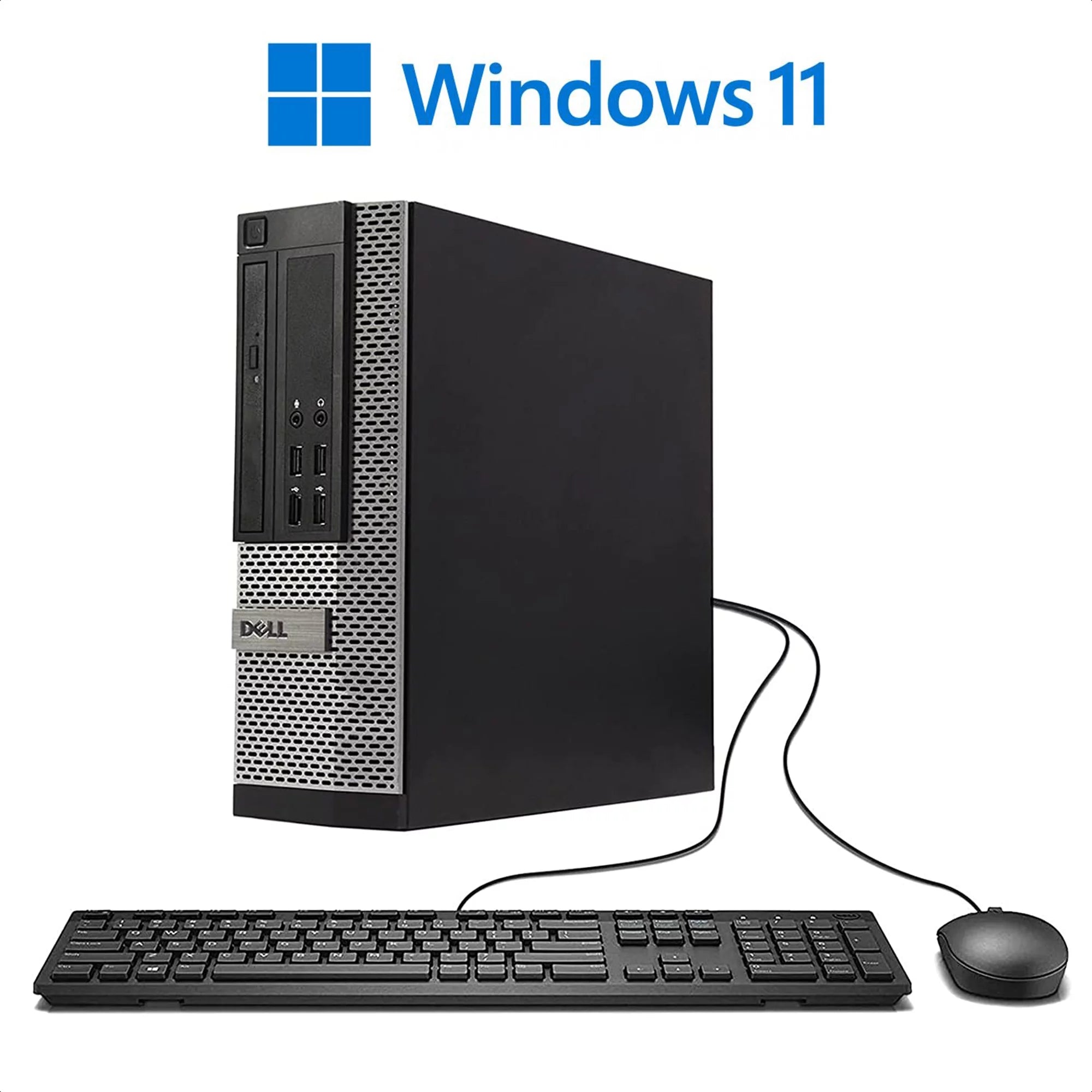 Dell Optiplex 7010 Windows 11 Pro Premium Desktop PC Tower Core i5 3.1GHz Processor 8GB RAM 1TB Hard Drive DVD-RW Wifi with a (Monitor Not Included) -Used Computer