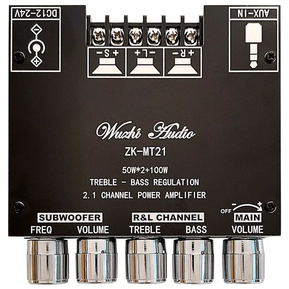 ZK-MT21 Bluetooth 5.0 2.1 Channel Bluetooth 5.0 Digital Power Amplifier Module