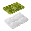 Kitchen Appliances Clearance,2023 New Ice Cubes Maker,4 Hole Ice Cubes Molds Ice Box Small Household Refrigerator Easy-release Ice Lattice With Cover Silicone Ice Lattice