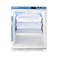 32.5 x 23.38 x 24.38 in. 6 cu. ft. Pharma-Vac Performance Series All-Refrigerator with Glass Door & Interior Drawers, White