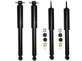 Front and Rear Shock Absorber Kit - 2-Piece - Compatible with 2007 - 2016 Jeep Wrangler 2008 2009 2010 2011 2012 2013 2014 2015