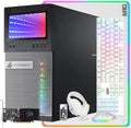 Restored Gaming PC DesktopIntel core i7, TechMagnet Horizon with GT-730 4GB DDR5, 16GB RAM, 240GB SSD + 2 TB HDD, HDMI, DVI, VGA, Gaming Kit, Windows 10 Professional (Refurbished)