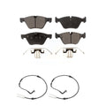 Transit Auto - Front Semi-Metallic Disc Brake Pads And Wear Sensors Kit For BMW 328i 325i 330i 128i 120i 323i KPW-100885