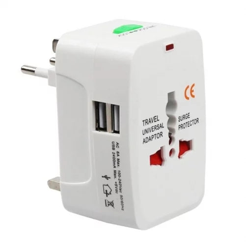 USB 2-Port International Charger for CAT S62 Phone - Travel Adapter Plug Converter AC Power World Adaptor All-in-one L6W