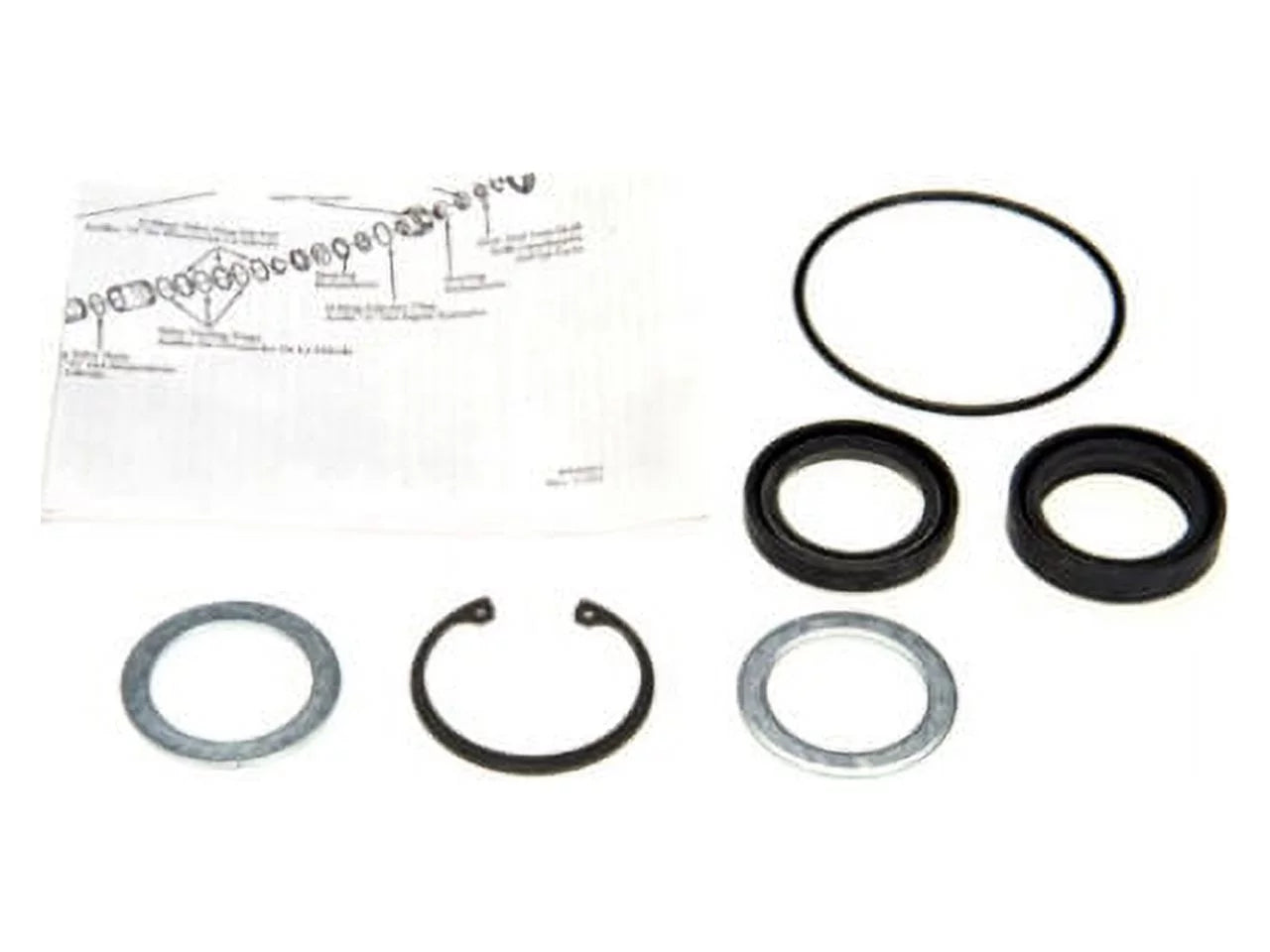 Steering Gear Pitman Shaft Seal Kit - Compatible with 1977 - 1986 Chevy K30 1978 1979 1980 1981 1982 1983 1984 1985