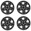 4 17 Black Wheel Skins Hub Caps Full Rim Skin Covers For 06-12 Rav4