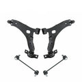 4pc Suspension Kit Front Lower Control Arms & Ball Joints Sway Bar End Links