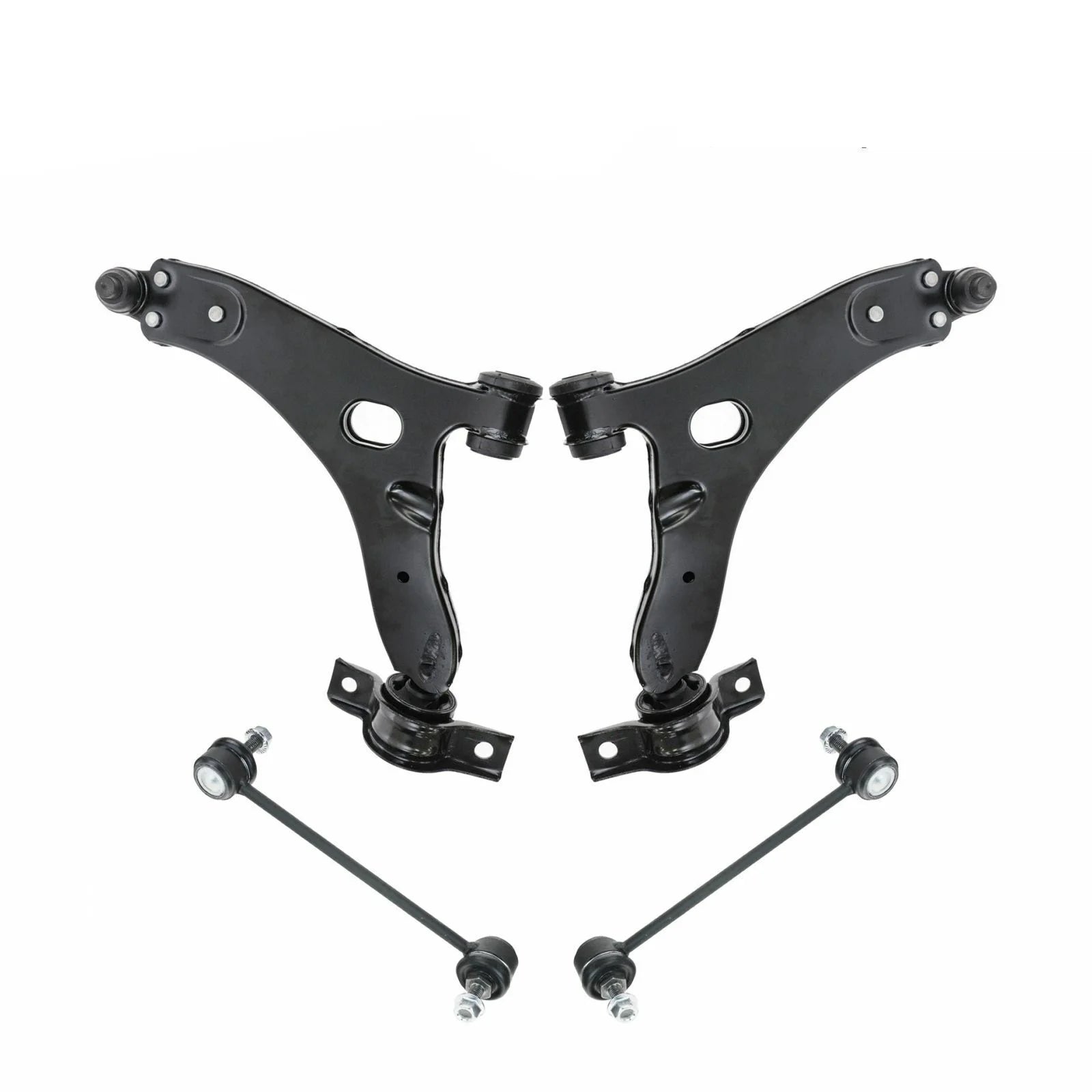 4pc Suspension Kit Front Lower Control Arms & Ball Joints Sway Bar End Links
