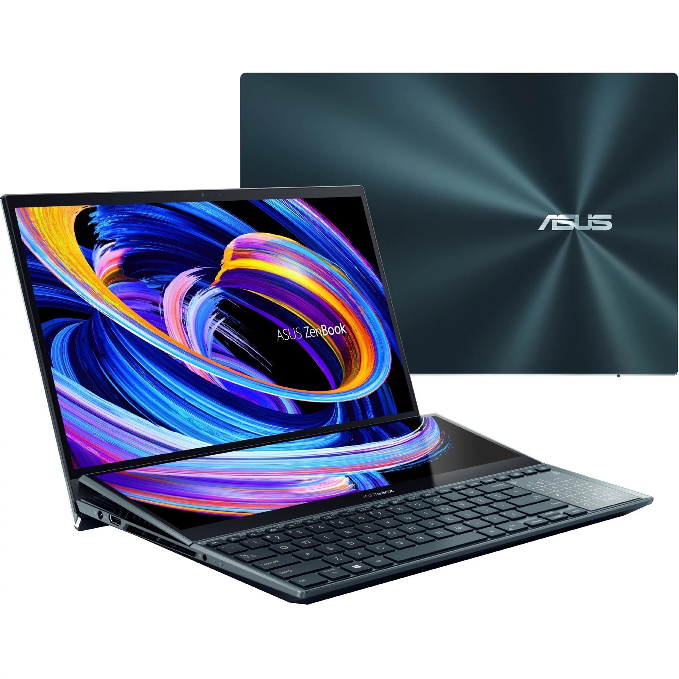 Restored Asus ZenBook Pro Duo 15 UX582 UX582HS-XH99T 15.6 Touchscreen Notebook - 4K UHD - 3840 x 2160 - Intel Core i9 11th Gen i9-11900H - 32 GB RAM - 1 TB SSD - Celestial Blue [Refurbished]