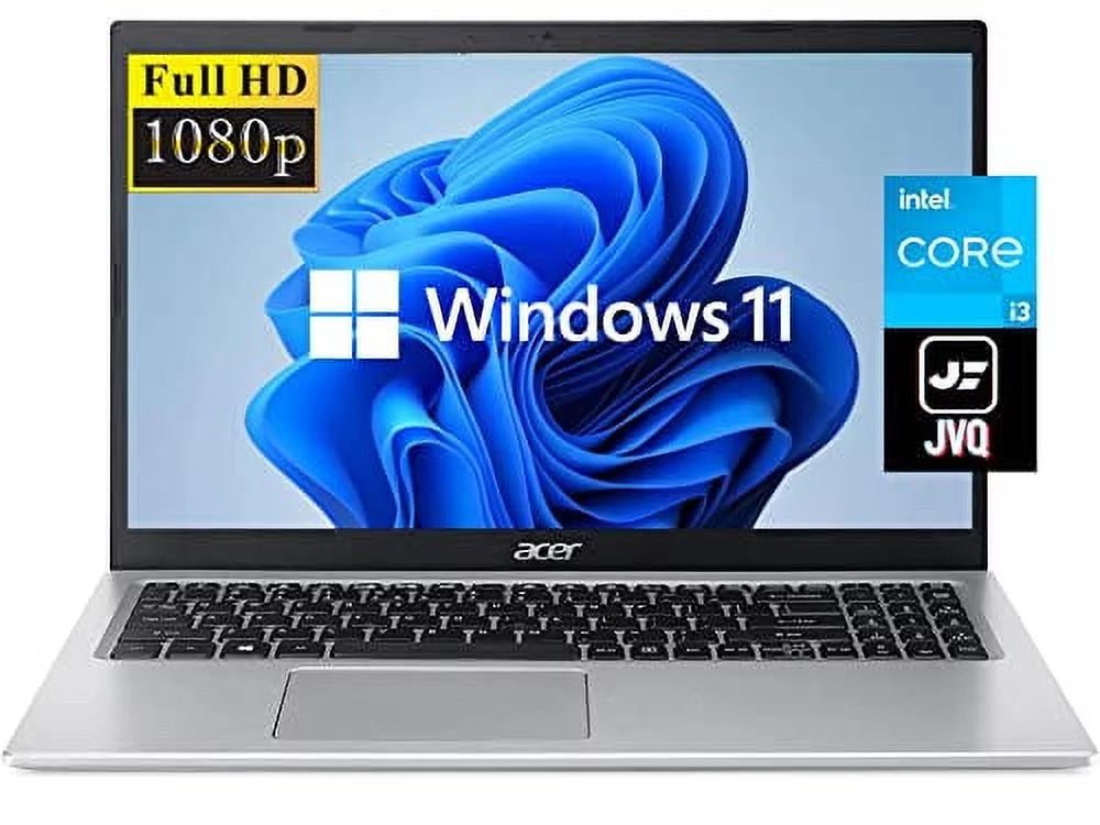 acer 2023 Newest Aspire 5 Slim 15.6 FHD Laptop, 11th Gen Intel Core i3-1115G4(Up to 4.1GHz,Beat i5-7200U), 8GB DDR4 RAM, 128GB SSD, WiFi 6, USB-C, Webcam, HDMI, Windows 11S+JVQ MP