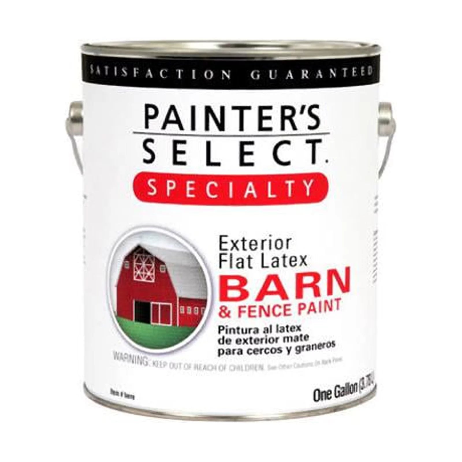 Painter's Select 940-GL Speciality Barn & Fence Paint, Latex, Flat, Ranch Red, Gallon - Quantity 2