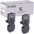 TK-5232 TK5232 Black Toner Cartridge 1T02R90US0 Replacement for Kyocera TK-5232 TK-5232K for ECOSYS P5021cdn P5021cdw M5521cdn M5521cdw Printer(2600 Pages,2-Pack)