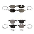 Transit Auto - Front Rear Ceramic Disc Brake Pads And Wear Sensors Kit For BMW 535i GT xDrive 550i KTW-100639