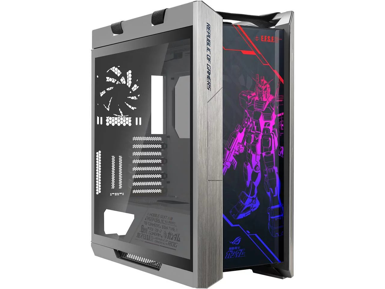 ASUS Case RGB ATX EATX Mid Tower 4x2.5 2x2.5 3.5 (ROG STRIX HELIOS GUNDAM)