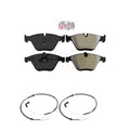 Transit Auto - Front Ceramiced Disc Brake Pads And Wear Sensors Kit For 2009-2010 BMW 328i xDrive 3.0L with KNW-100720