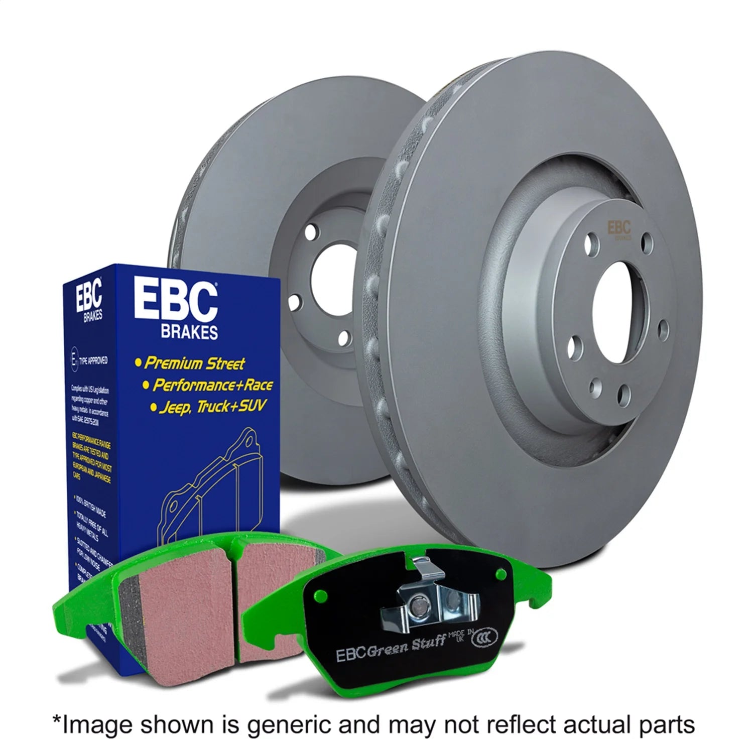Ebc Brakes S11kf1362 S11 Kits Greenstuff 2000 And Rk Rotors