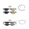 Transit Auto - Front Rear Ceramiced Disc Brake Pads And Wear Sensors Kit For 2012 BMW X1 xDrive28i KNW-100055