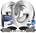Detroit Axle - Front Brake Kit for 2016-2019 Chevrolet Cruze Volt, 17-21 Bolt EV Replacement 2016 2017 2018 2019 2020 2021 Disc Brake Rotors Ceramic Brakes Pads: 10.87'' inch Rotors