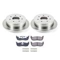 Ultimate Brakes Rear Semi-Metallic Brake Pad and Rotor Kit with Hardware WM81387