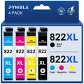 822XL Ink Cartridges for Epson 822 Ink for Epson 822XL Ink Cartridges for Epson Workforce Pro WF 3820 WF 4820 WF 4833 WF 4830 WF 4834 (4-Pack, Black Magenta Cyan Yellow)