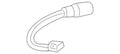New Genuine BMW Brake Pad Wear Sensor (2008-2010) OE 34356789502
