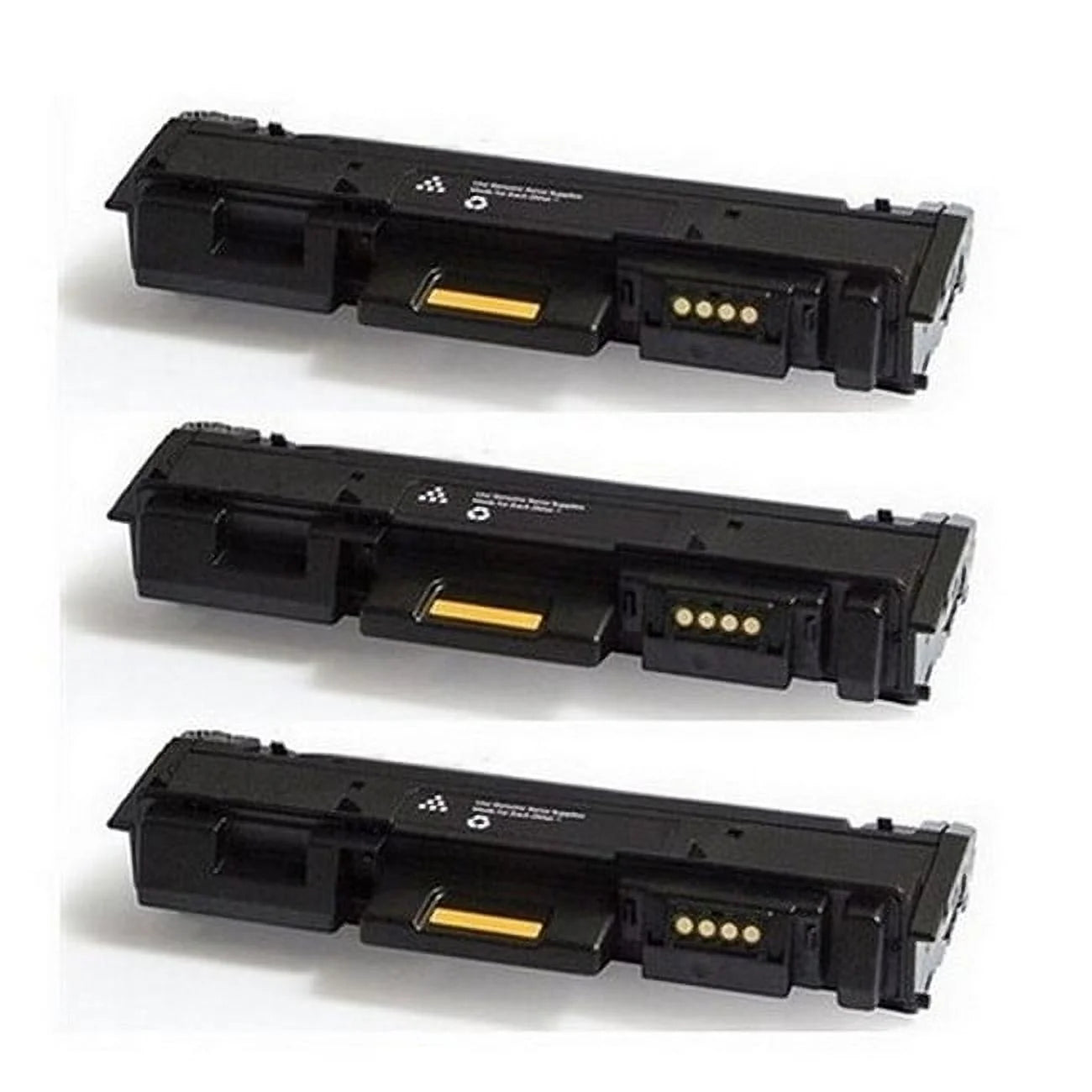 PrinterDash Replacement for Phaser 3260DI/3260DNI/WC-3215NI/3225DNI Black Toner Cartridge (3/PK-1500 Page Yield) (106R02775_3PK)