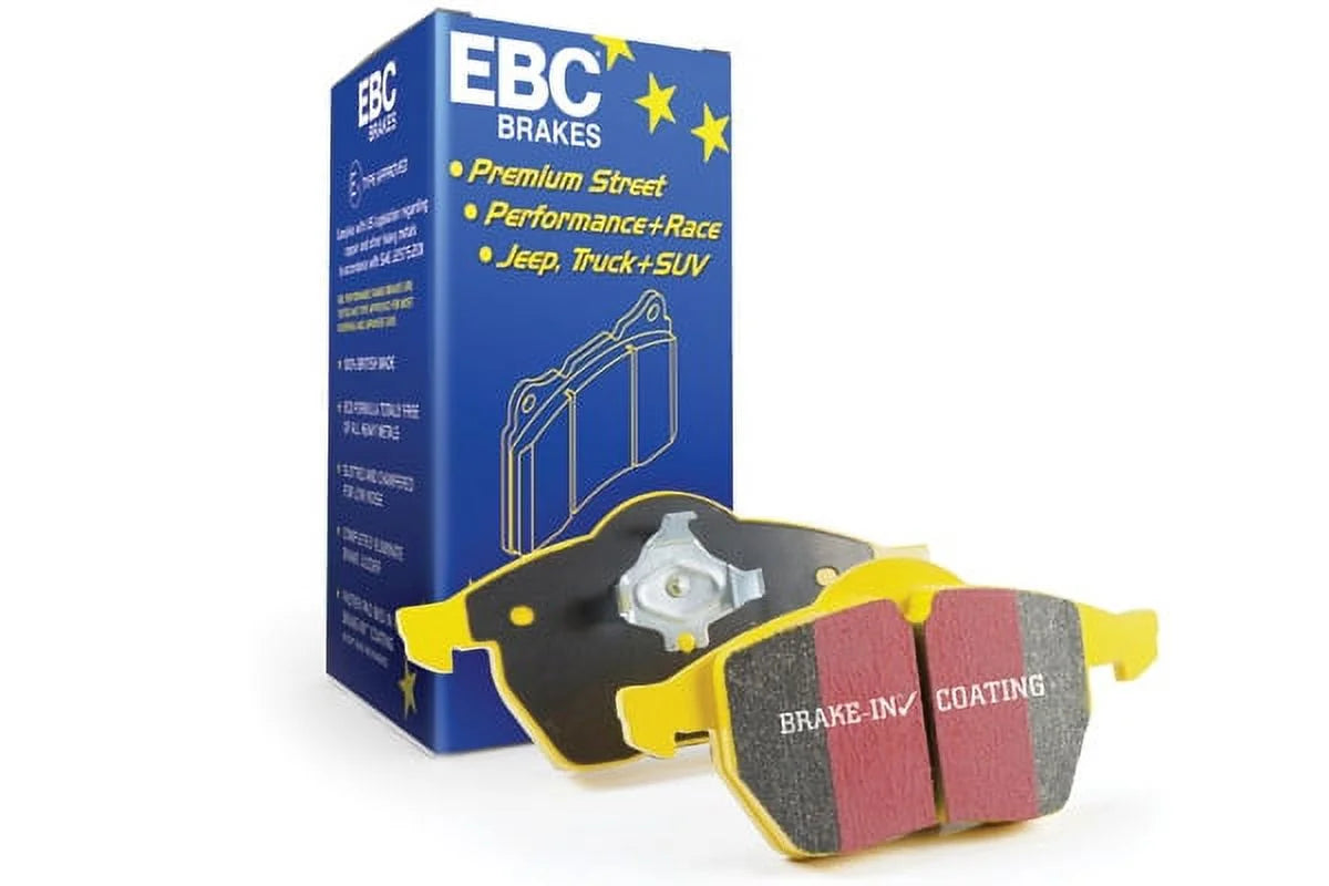 EBC Brakes Yellowstuff 4000 Series Street and Track Brake Pad Set Fits select: 2009-2015 PORSCHE 911, 2012-2022 PORSCHE BOXSTER