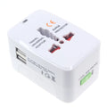 USB 2-Port International Charger for Galaxy J7/J5/J3/J2/J1 - Travel Adapter Plug Converter AC Power World Adaptor All-in-one Q6P Compatible With Samsung Galaxy J7/J5/J3/J2/J1
