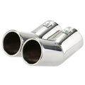 Dazzduo Car Exhaust Tail Pipe, 4 Bora Steel Tail Pipes Dual Pipes Muffler Tips Dual Pipes Stainless Pipes Stainless Steel Tail Tail Muffler Tips Pipe Dual Pipes Tail Pipe Dual Tips  4 4 Bora