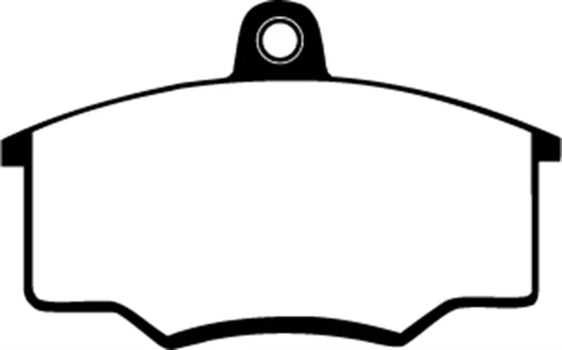 EBC Brakes Greenstuff 2000 Series Sport Brake Pad Set
