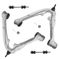 Detroit Axle - 4pc Front Lower Control Arms Sway Bars Replacement for Chevy Tahoe GMC Yukon Fits select: 2011 ,2013 CHEVROLET SILVERADO K1500 LT