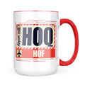 Neonblond Airportcode HOQ Hof Mug gift for Coffee Tea lovers