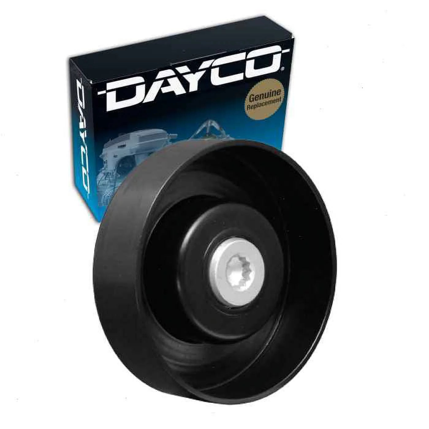 Dayco Drive Belt Idler Pulley compatible with Audi A4 Quattro 1.8L 2.0L L4 2002-2009