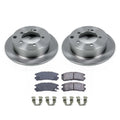 Ultimate Brakes Rear Ceramic Brake Pad and Rotor Kit with Hardware WM80384