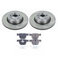 Ultimate Brakes Rear Ceramic Brake Pad and Rotor Kit with Hardware WM80884