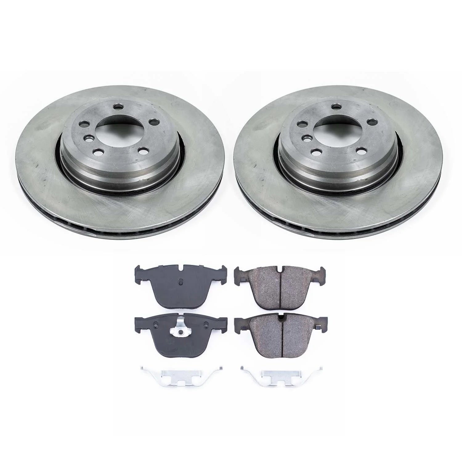 Ultimate Brakes Rear Ceramic Brake Pad and Rotor Kit with Hardware WM80884