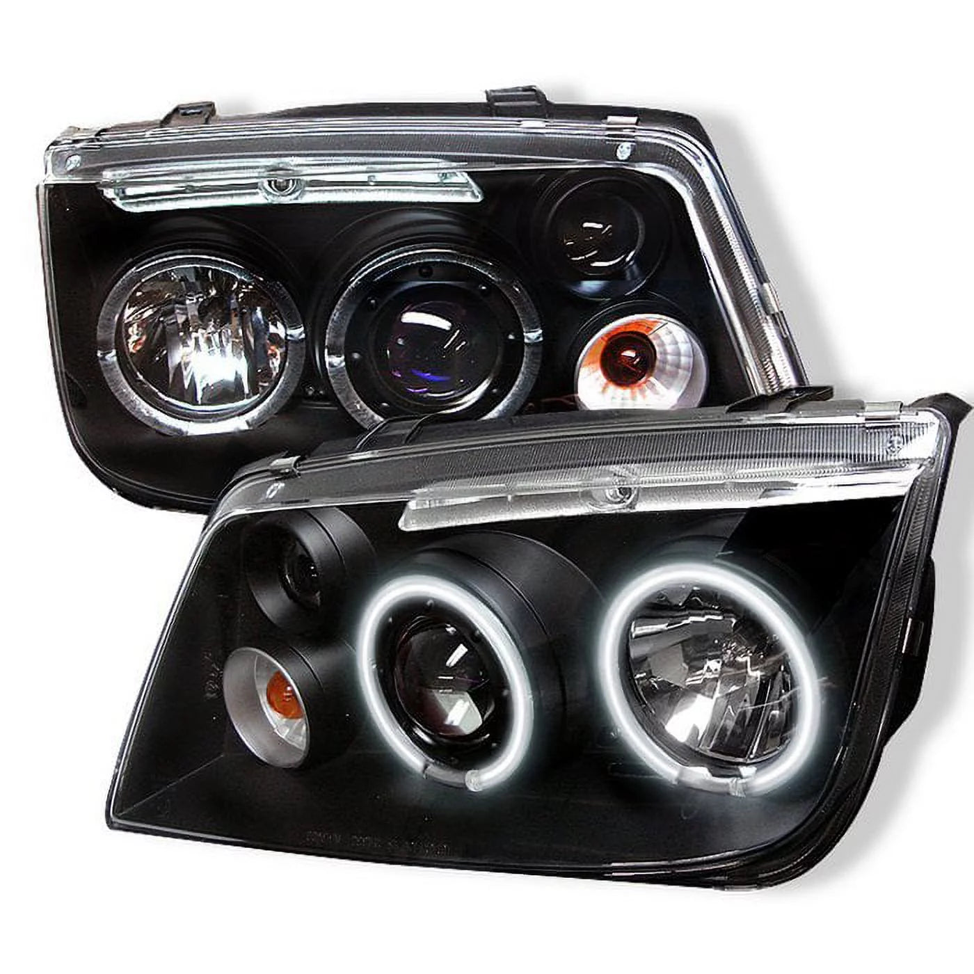 Spyder Volkswagen Jetta 99-05 Projector Headlights (does not fit the Jetta 2.5) - CCFL Halo - Black - High H1 (Included) - Low H1 (Included) Fits select: 2005 VOLKSWAGEN JETTA GL TDI