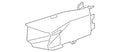 New Genuine BMW Air Duct Brake Left (2014-2016) OE 51747331783