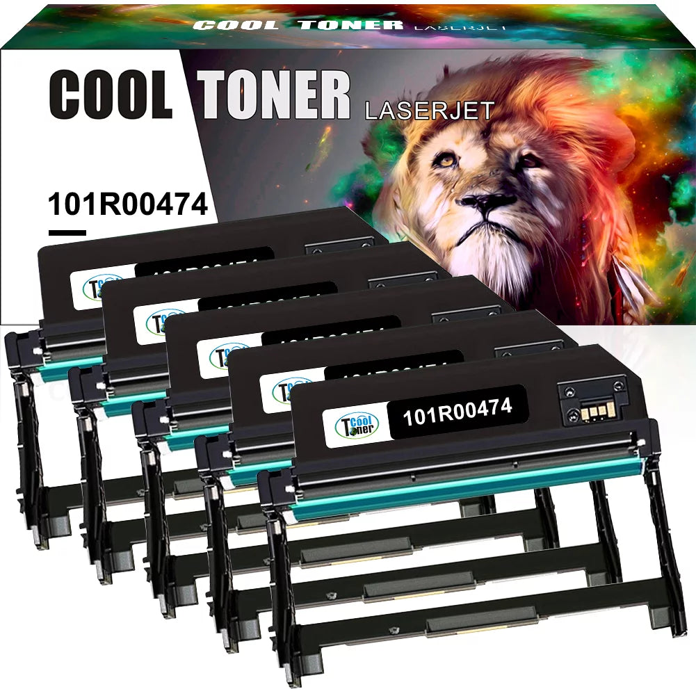 Cool Toner Compatible Drum Unit Replacement for Xerox 101R00474 for Use in?Xerox WorkCentre 3215/3225 Xerox Phaser 3260 Laser Printers(Black, 5-Pack)
