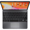 Brydge Pro+ Wireless Keyboard with Trackpad for iPad Pro 12.9 (2020 and 2018) and iPad Air 4, Space Gray, Space Gray