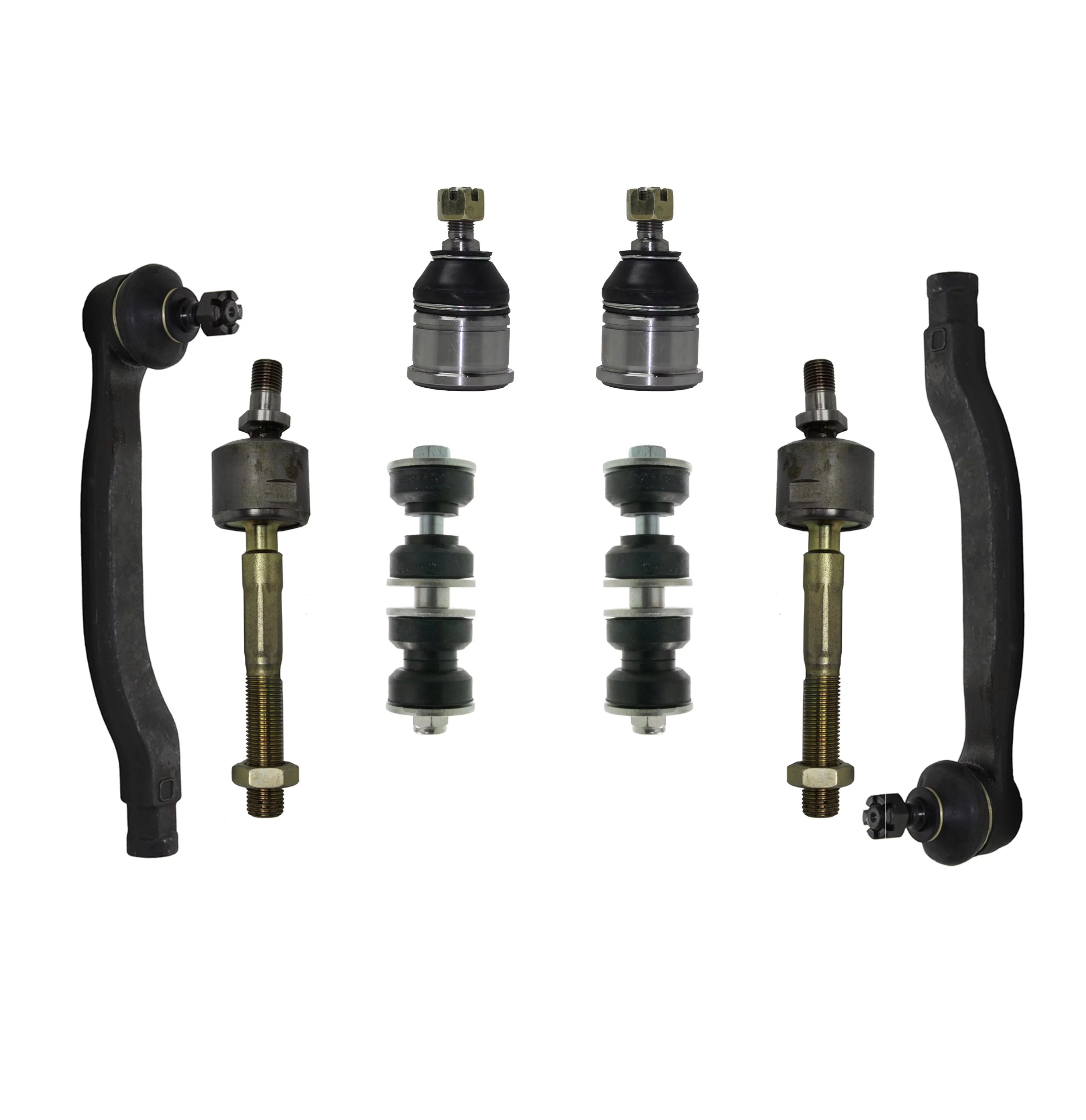 8 Piece Kit Lower Ball Joints, Inner & Outer Tie Rod and Sway Bar Link Fits select: 1994-1997 HONDA ACCORD, 1997-1998 ACURA 3.0CL