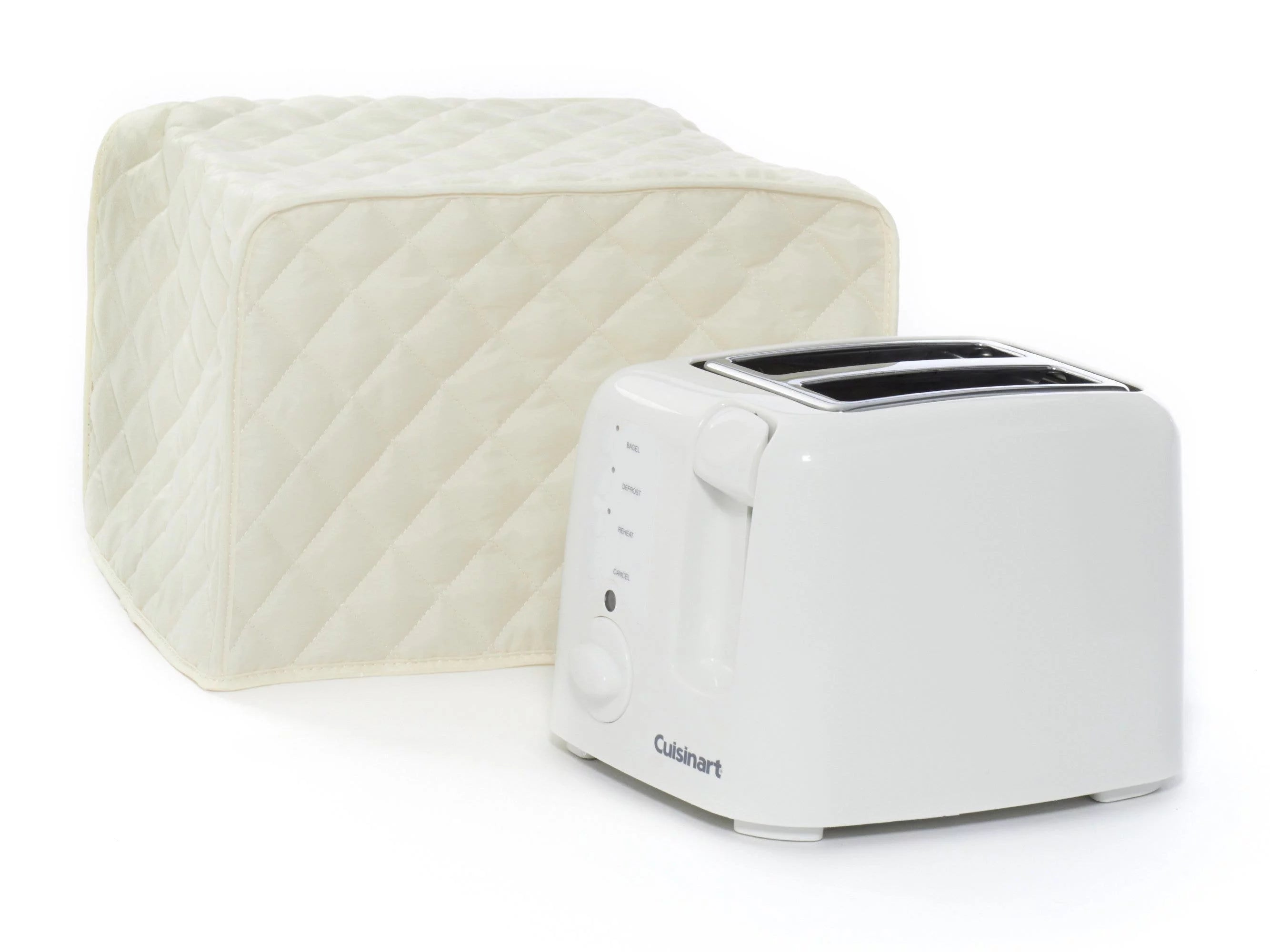 Covermates Keepsakes ¨C Toaster Cover ¨C Dust Protection - Stain Resistant - Washable ¨C Appliance Cover-Cream