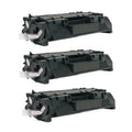 PrinterDash Compatible Replacement for HEWCE505XJ_3PK - Black