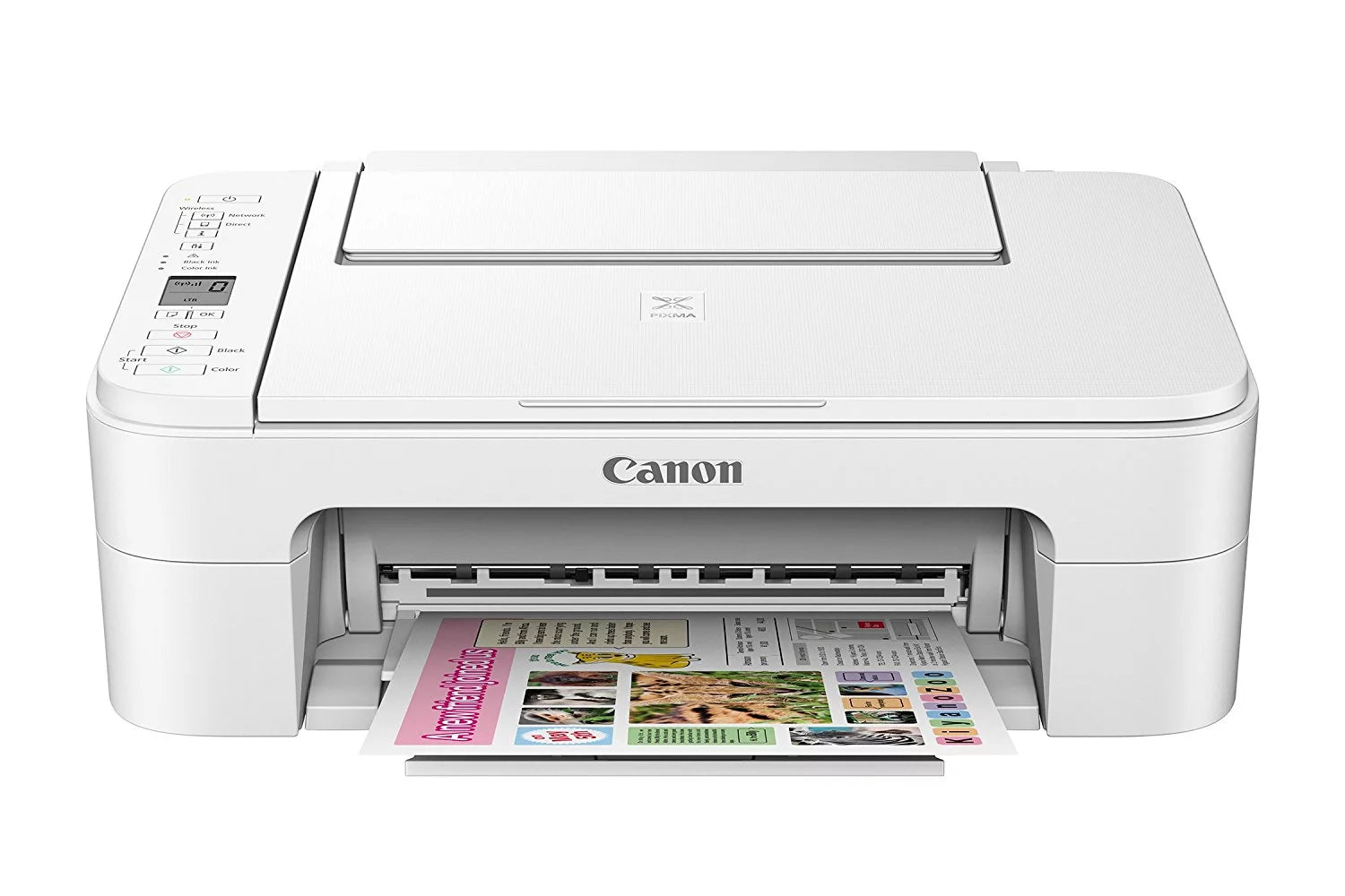 Canon PIXMA TS3120 White Wireless Inkjet All-In-One Printer