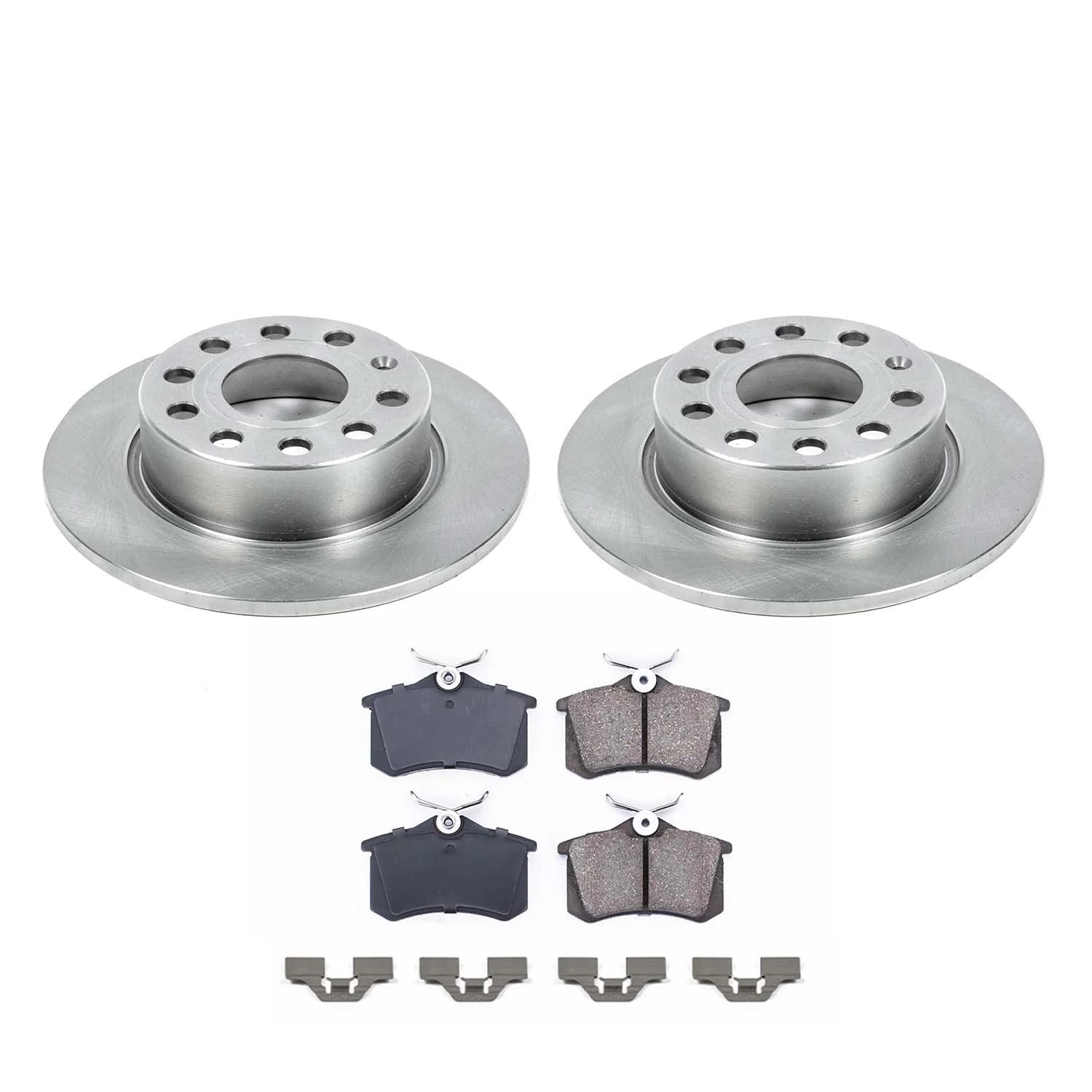 Ultimate Brakes Rear Semi-Metallic Brake Pad and Rotor Kit with Hardware WM80359