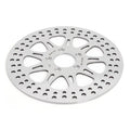 Polished 11.8 Front Brake Rotor Disc for Harley Fat Boy Softail Deluxe Slim Breakout