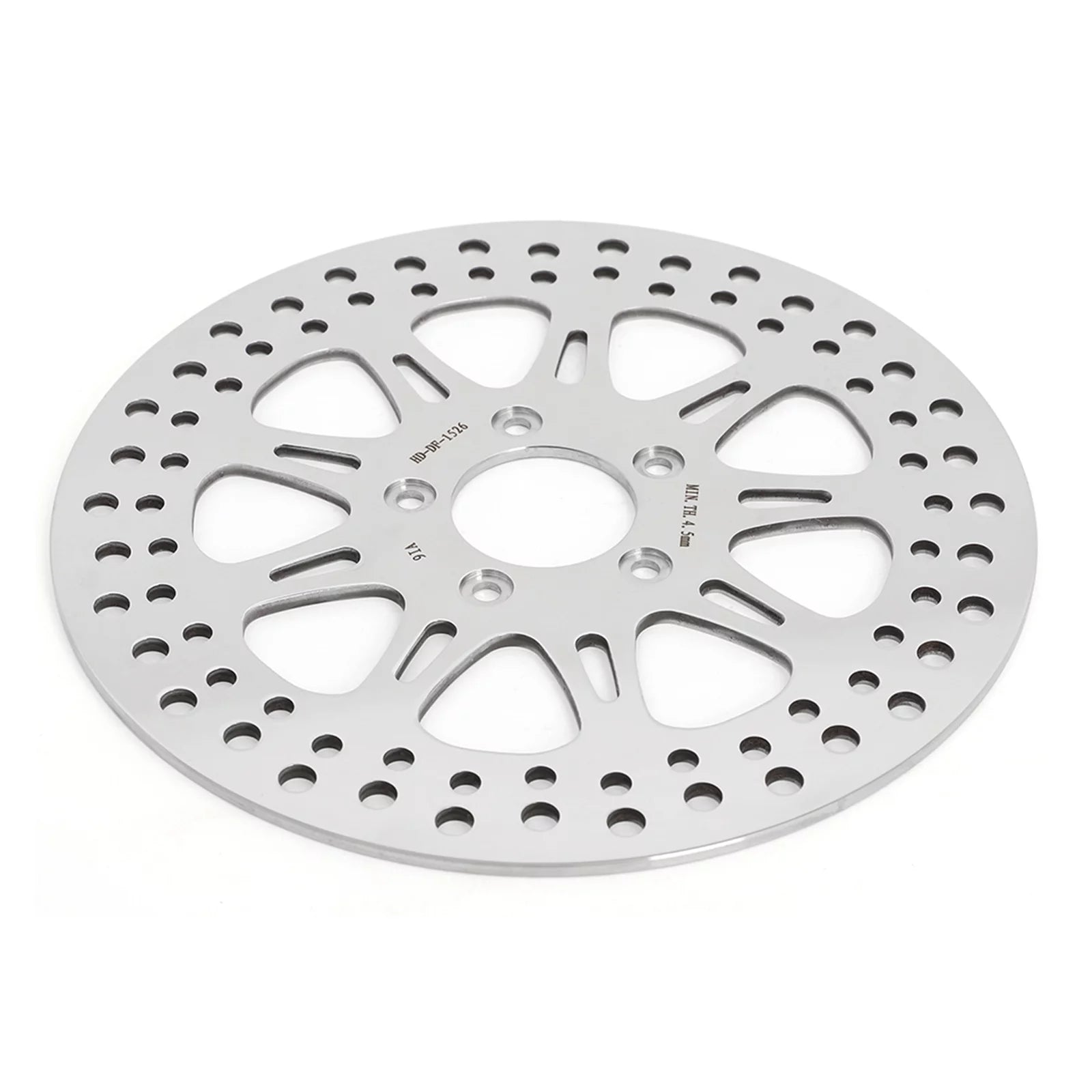 Polished 11.8 Front Brake Rotor Disc for Harley Fat Boy Softail Deluxe Slim Breakout