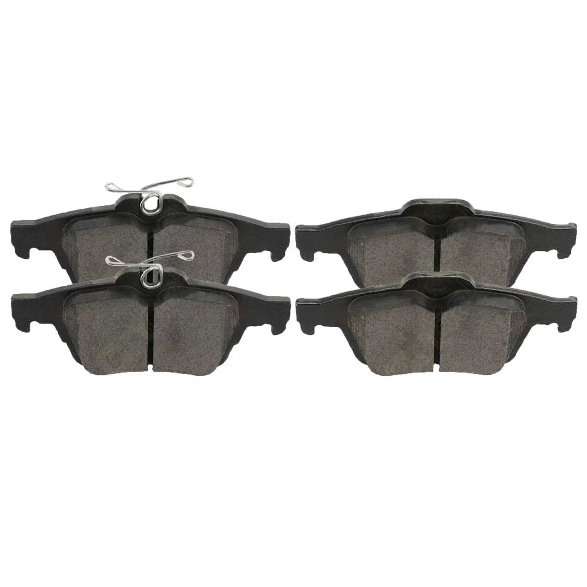 AutoShack Rear Ceramic Brake Pad Kit Driver and Passenger Side Replacement for Lincoln MKZ MKC MKX Nautilus Continental Ford Escape Edge Police Responder Hybrid SSV Plug-In Hybrid 2013-2020 Fusion FWD