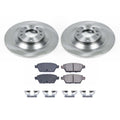 Ultimate Brakes Rear Semi-Metallic Brake Pad and Rotor Kit with Hardware WM80206