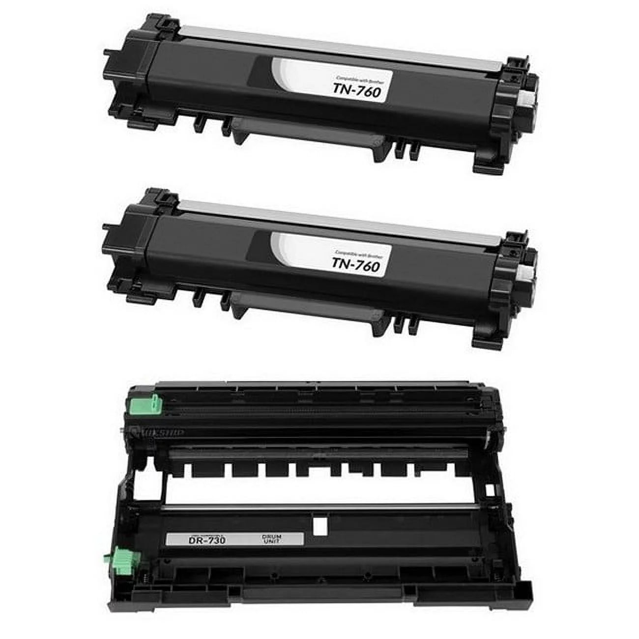 PrinterDash Compatible Replacement for BRTDR-2400_1PK/TN-2420_2PKVB - Black